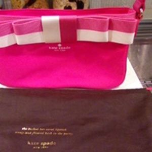 New w dust bag kate spade pink now crossbows bag!